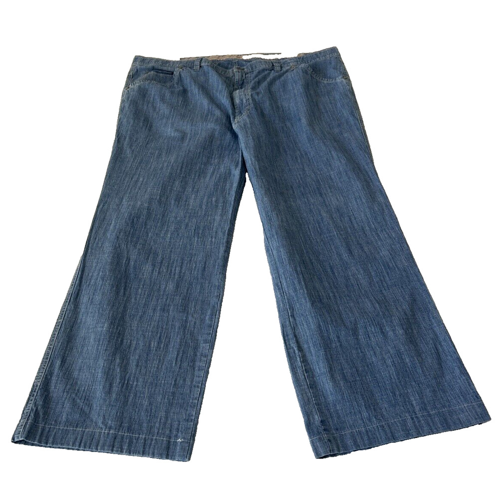 Hiltl Jeans Men's Ultimate Trousers Stretch Blue Denim 44x27 Straight Relaxed